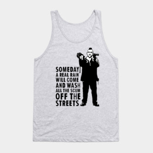 Taxi Driver "Someday A Real Rain Will Come" Tank Top