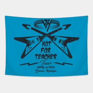 Hot for Teacher Tapestry