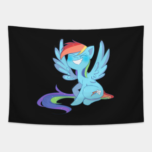 Rainbow Smile Tapestry