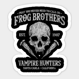 The Frog Brothers Vintage Sticker