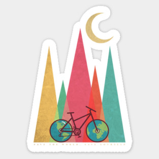 Save the world, save yourself Sticker