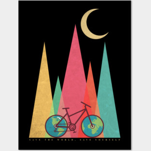 Save the world, save yourself Posters and Art