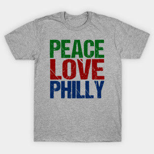 Peace Love Philly Philadelphia Pride T-Shirt