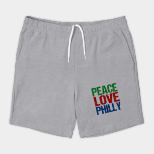 Peace Love Philly Philadelphia Pride Shorts
