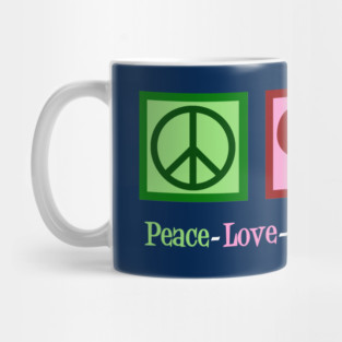 Peace Love Special Education Teacher Mug