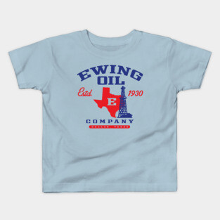Ewing Oil Company Kids T-Shirt