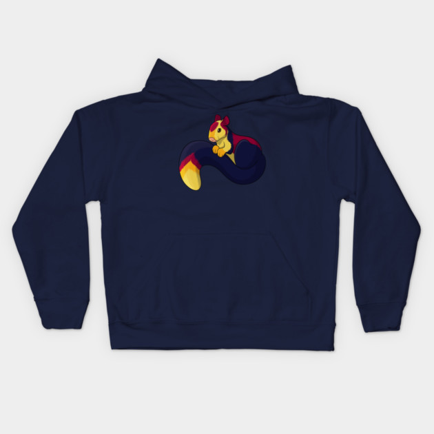 Malabar Squirrel Kids Hoodie by DeguArts