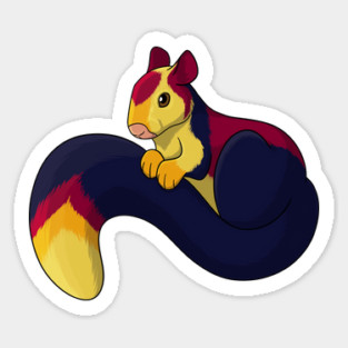 Malabar Squirrel Sticker