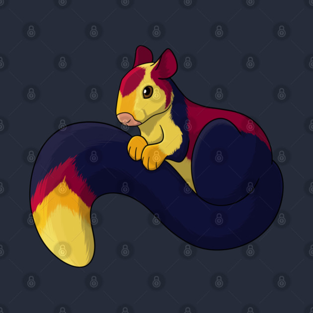 Malabar Squirrel by DeguArts