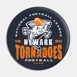 Newark Tornadoes Football Pin