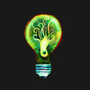OctoBulb  -  Octopus in a Lightbulb! T-Shirt