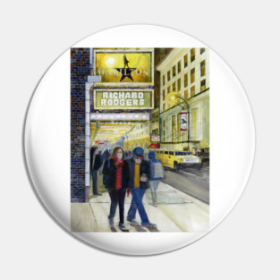 Broadway, New York City Pin