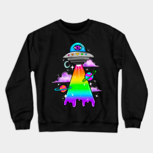 Trippy ufo Crewneck Sweatshirt