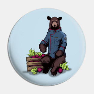 Bears, Beets, Battlestar Pin