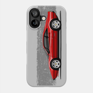 My drawing of the red Maranello Italian classic sports car Phone Case
