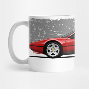 My drawing of the red Maranello Italian classic sports car Mug