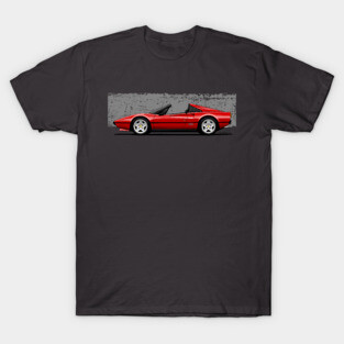 The red Maranello Italian classic sports car T-Shirt