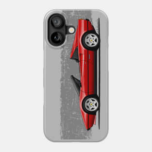The red Maranello Italian classic sports car Phone Case