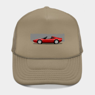 The red Maranello Italian classic sports car Hat