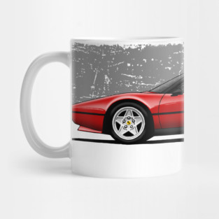 The red Maranello Italian classic sports car Mug