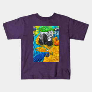 Parrots Kids T-Shirt