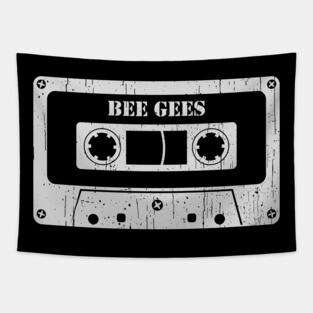 Bee Gees - Vintage Cassette White Tapestry