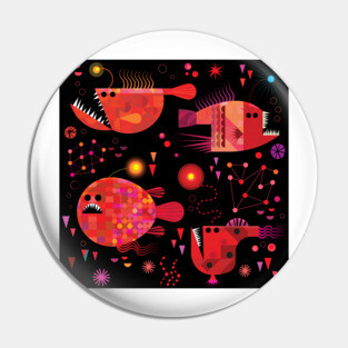 Fish of the Abyss Pin