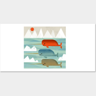 Narwhals! Posters and Art