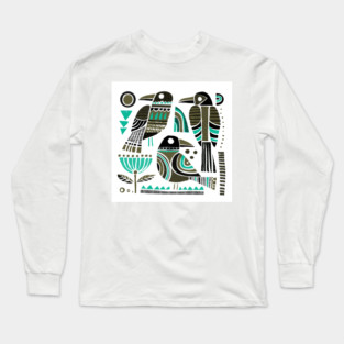 Three Crows Long Sleeve T-Shirt