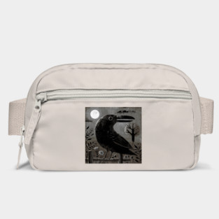 Crow in the Moonlight Bag
