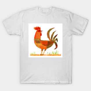 Patchwork Rooster T-Shirt