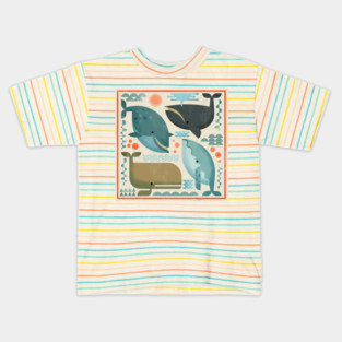 Whales! Kids T-Shirt