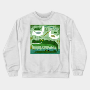 Crocs and Birds Crewneck Sweatshirt