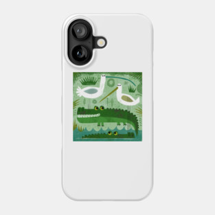 Crocs and Birds Phone Case