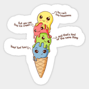 Ice Cream Happiness Magnet