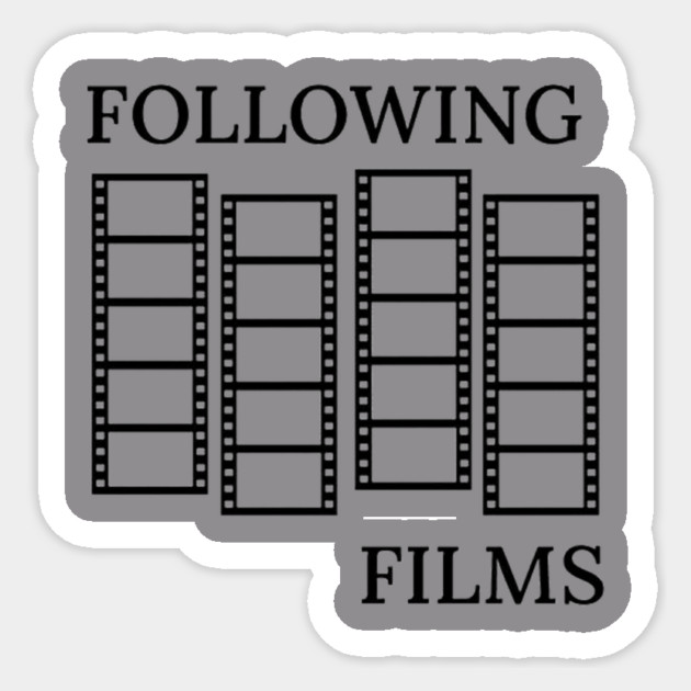 The Following Films Podcast Logo Sticker by Following Films