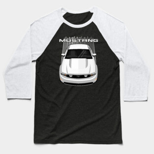 Mustang GT 2010-2012 - White Baseball T-Shirt