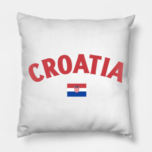 Croatia Flag Pillow