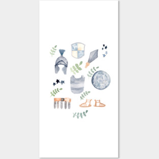 Armor of God Ephesians 6:10-18 Posters and Art