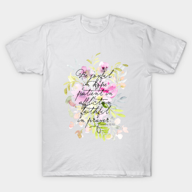 Scripture Watercolor | Romans 12 T-Shirt by Harpleydesign