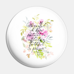 Scripture Watercolor | Romans 12 Pin