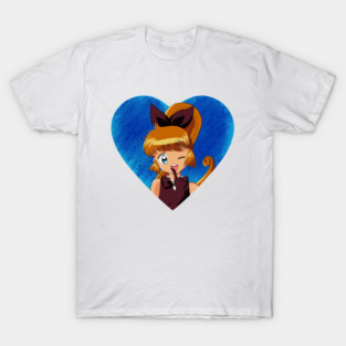 Saint Tail in the Heart Illustration (lisa e seya un solo cuore per lo stesso segreto) T-Shirt