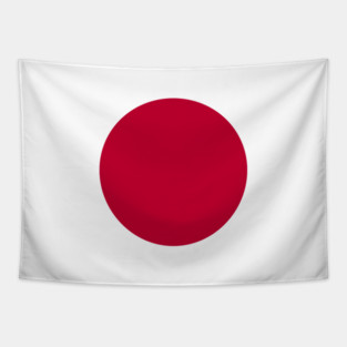 Japan Flag Minimalist Tapestry