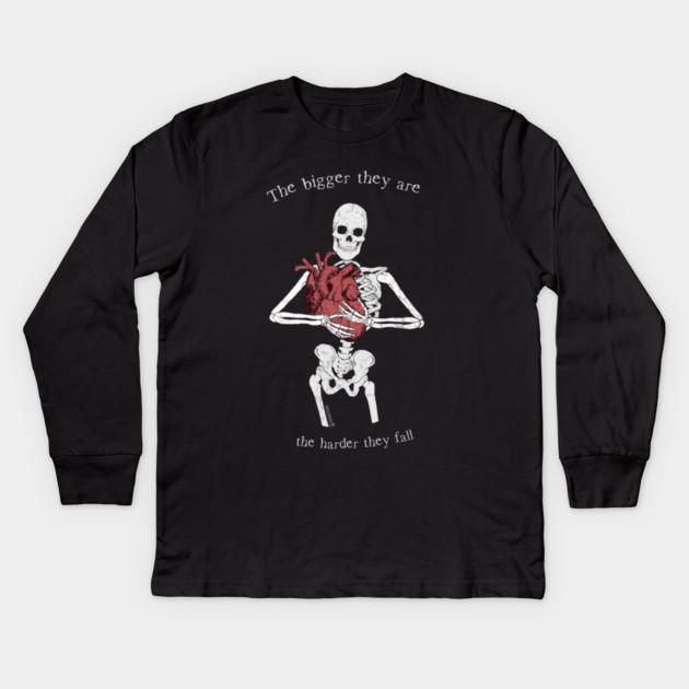 The Harder They Fall Kids Long Sleeve T-Shirt by Tommy Devoid