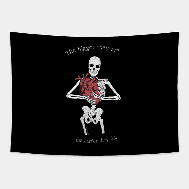 The Harder They Fall Tapestry by Tommy Devoid