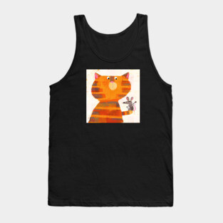 Cat and Banjomouse Tank Top