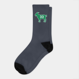 Larry Bird Boston Goat Qiangy Socks