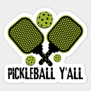 Pickleball Y'all Sticker