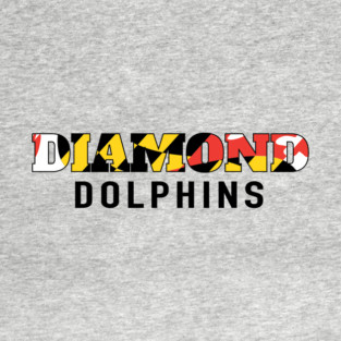 Diamond Dolphins - Maryland Flag Colors T-Shirt