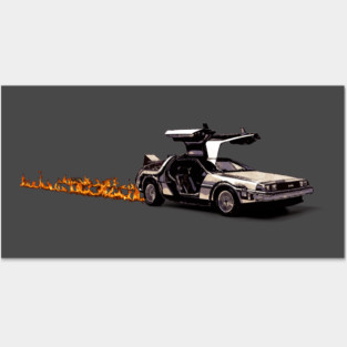 Delorean Posters and Art